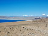 31 Lake Rakshas Tal And Mount Kailash From Ridge Between Lake Manasarovar And Lake Rakshas Tal
